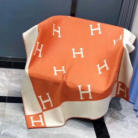 fake hermes bedding|hermes monogram blanket dupe.